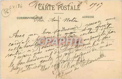 Rouen — Pont Boieldieu — C.V. 254 — Rewers