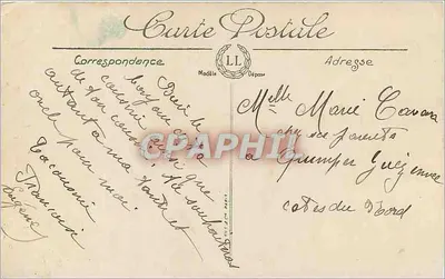 Capela de Nossa Senhora dos Flocos — Sainte-Agathe — LE HAVRE — Verso