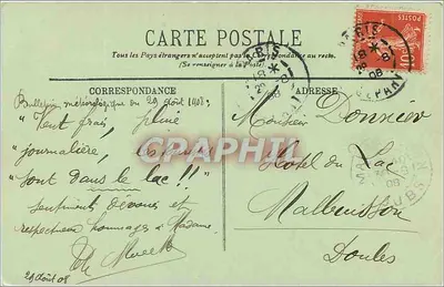 Paryż — Aleja Opery — LL. n° 583 — Rewers