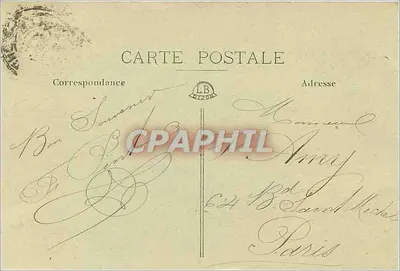 Granville — Il Casinò a mare caute — J. Puel, fot. — n° 142 — Verso