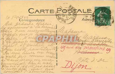 Widok na Mont Saint-Michel — Strona południowa i przesmyk — LL — Rewers