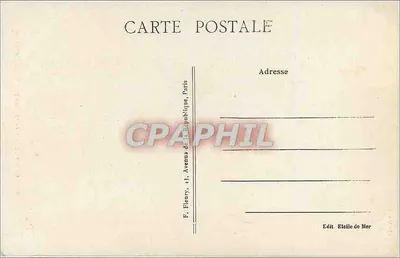 Criel-Plage — Przepaść w kierunku Mesnil-en-Caux — V. E. PARIS — Rewers