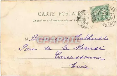 CPA Villette en aval de Sedan Debris du pont de chemin de fer sur la Meuse Militaria — Verso