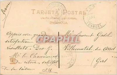 Madrid — Stazione di Atocha — Hauser y Menet, n° 235 — Verso