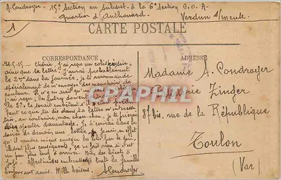 Verdun — Algemene uitzicht — LL. — Compagnie Linger — Achterkant