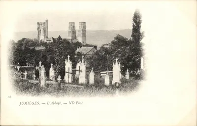 Jumièges — A Abadia — ND Phot