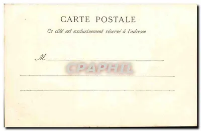 Étretat — Katedra — Stara pocztówka, Paris, nr 2501 — Rewers