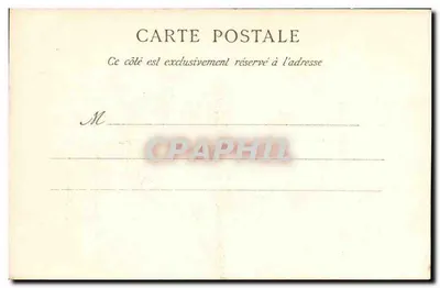 Fécamp — Die alte Abtei der Dreifaltigkeit — Antike Ansichtskarte Paris n°2780 — Rückseite