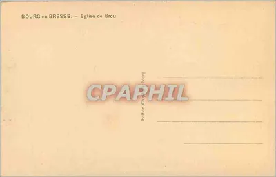 Bourg-en-Bresse — Katedra Brou — Wydawnictwo Chapel Bourg — Rewers