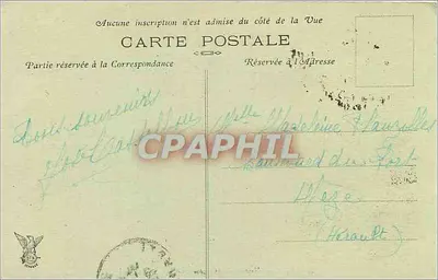 Nice — Cascade du Château — éditeur inconnu, n° 202 — Rewers