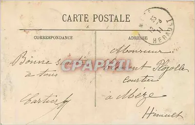 Contrexéville — Źródło Pani Królowej — Wydawca nieznany — Rewers