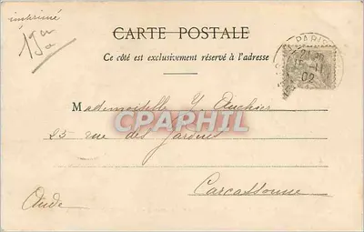 PARIS - Les Buttes Chaumont - O Ponte de Tijolos - Jeanne Gavelle — Verso