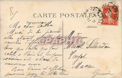 Paryż — Avenue de l'Opéra — ELD, nr 4050 — Rewers