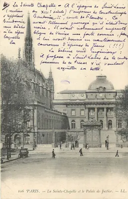 Paris — A Santa Capela e o Palácio da Justiça — LL. n° 106
