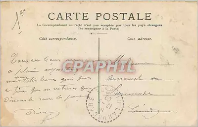 PARIS — A Coluna Vendôme — Editor não identificado, número de série não visível — Verso