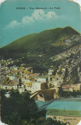 Nyons - Vista Geral - O Ponte — Fot. Combier - Laçon