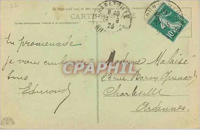 Verdun « Suas Ruínas » — A Rue Chevert — Editor: La Paris (edição da vista) n°13 — Verso