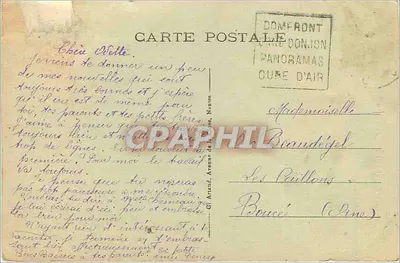 Domfront - O Donjon — Edição Mourtout, n°28 — Verso
