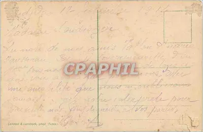 Rzeka w oazie — 638 — wydawnictwo Lahner & Landrock, Tunis — Rewers