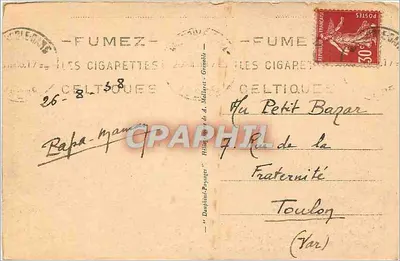 Grenoble — Stare dzielnice i Alpy — Dauphiné Paysages nr 10.566 — Rewers