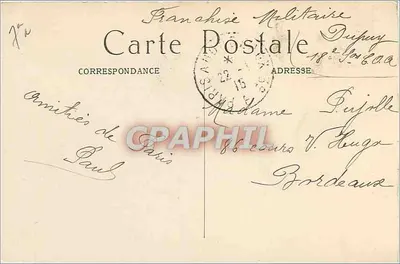 Dôme des Invalides — Parijs — M. J. n° 530 — Achterkant
