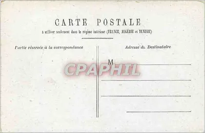 Parigi - Camera dei Deputati — vista dell'edificio con colonnati e statua — editore sconosciuto, n. 1 — Verso