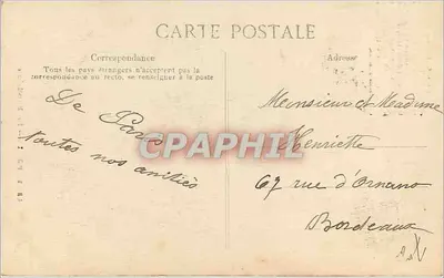 PARIS — O Panteão — Éditeur E.D. n° 4334 — Verso