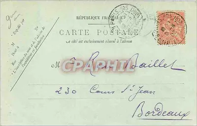 A escada do Opéra — Paris — editor LL n°78 — Verso