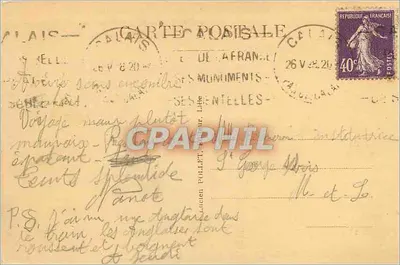 Calais — Sześciu Burżuazjuszy z Calais — L.P. 15 — Rewers