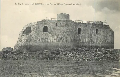 Le Portel - O Forte de l'Heurt (construído em 1803) — L. D., B., 105
