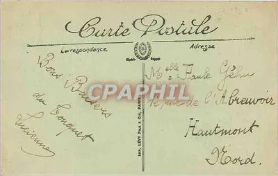 Le Touquet-Paris-Plage — Le Dune — J.L. — Verso