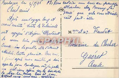 बुलोन-सर-मर - ला प्लाज़ - प्रकाशक C° डेस आर्ट्स फोटोमेकैनिक्स, संख्या 65 — पीछे