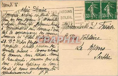 Nice — Widok z zamku — Munier, nr 265 — Rewers