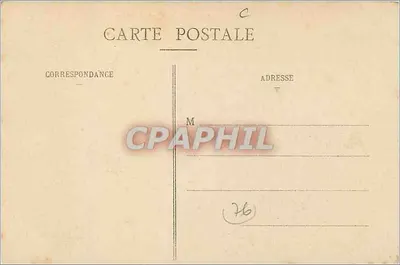 Le Havre - Praça Gambetta e Estátua de Bernardin de St-Pierre — C.V. 2119 — Verso