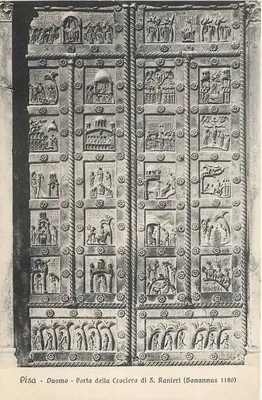Pisa - Duomo - Porta della Crociera di S. Ranieri (Bonannus 1180)