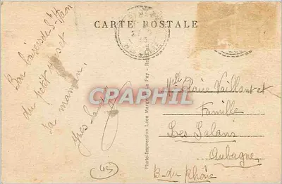 Pejzaż nad Chapeauroux, z Auroux do Chapeauroux — Levnia, nr 9952 — Rewers