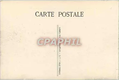 Versailles — Panorama zamku i ogrodów — Éditions d'Art Calbert — Rewers
