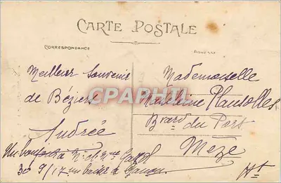 Béziers - Katedra św. Nazariusza — Wyd. G. Mariot, Béziers, n°16 — Rewers