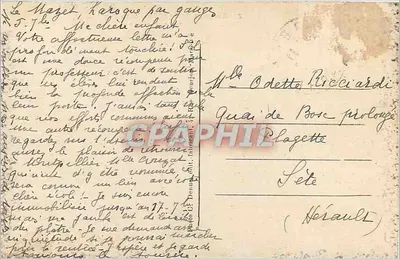 Chute-de-la-Vis w Navacelle — Okolice Ganges (Hérault) — wydawca nieznany, nr 26 — Rewers