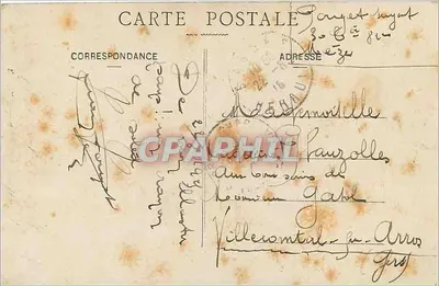 Ganges-Hérault — Katedra — Wydanie D. Castella, Ganges-Hérault — Rewers
