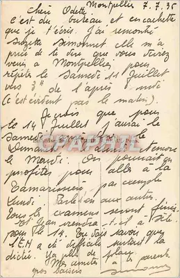 Montpellier — La Tour des Pins — Ribou, n° 10132 — Rewers
