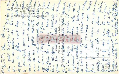 Calais — Vista panoramica — Edizioni del Globe, Parigi — Verso