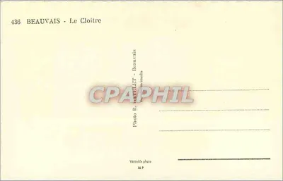 Beauvais — Klasztor — Foto R. Gattelet, seria 436 — Rewers