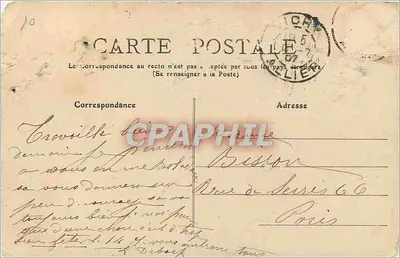 Vichy — Pałac Sévigné — Attilier — 87 — I.L. — Rewers