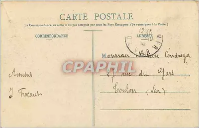 Boulogne-sur-Mer — Le Mole — B. M., edit. - 118 — Verso