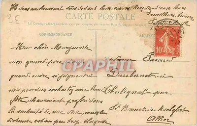 Que ele lhe traga sorte! — Um souvenir dos avós — M-F, Paris, n° 3015 — Verso
