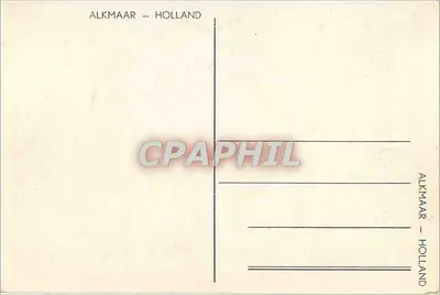 Alkmaar — Holanda — Verso