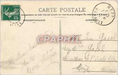 Peregrinação de Nossa Senhora da Salette — A Salette no inverno — Coleção Artística Sayn — Verso