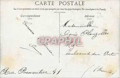 Lyon — Most Ainay i wzgórze Fourvières — Cetrier, Paryż — Rewers
