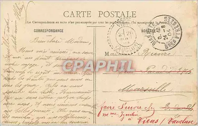 Biarritz - Casino e Praça Bellevue - Cliché Ouvrard N° 39 — Verso